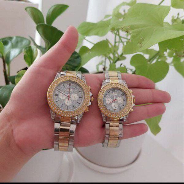 ساعت  زنانه و مردانه رولکس نگین‌دار ROLEX