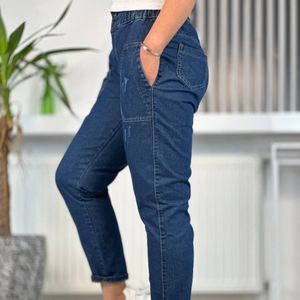 شلوار زنانه جین مام فیت