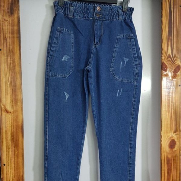 شلوار زنانه جین مام فیت