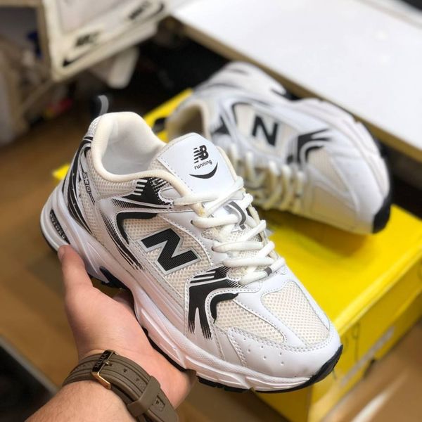 کفش نیوبالانس 530مردانه رنگ سفید مشکی