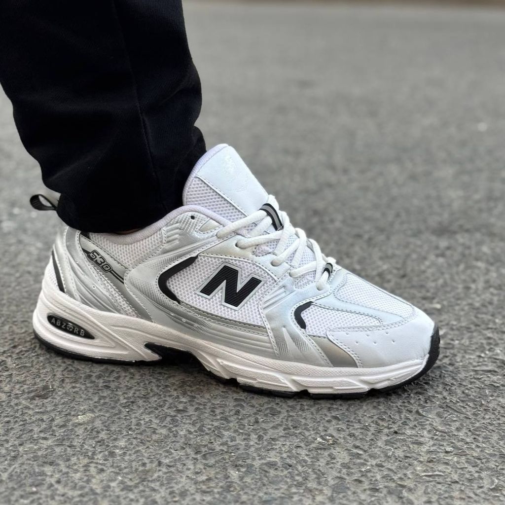 خرید آنلاین کفش نیوبالانس 530مردانه رنگ سفید مشکی