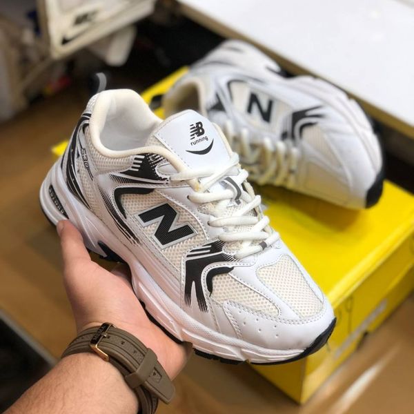 کفش نیوبالانس 530 زنانه رنگ سفید مشکی