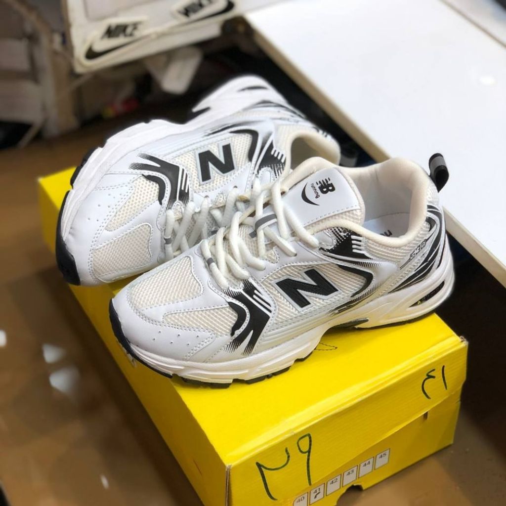 خرید آنلاین کفش نیوبالانس 530 زنانه رنگ سفید مشکی