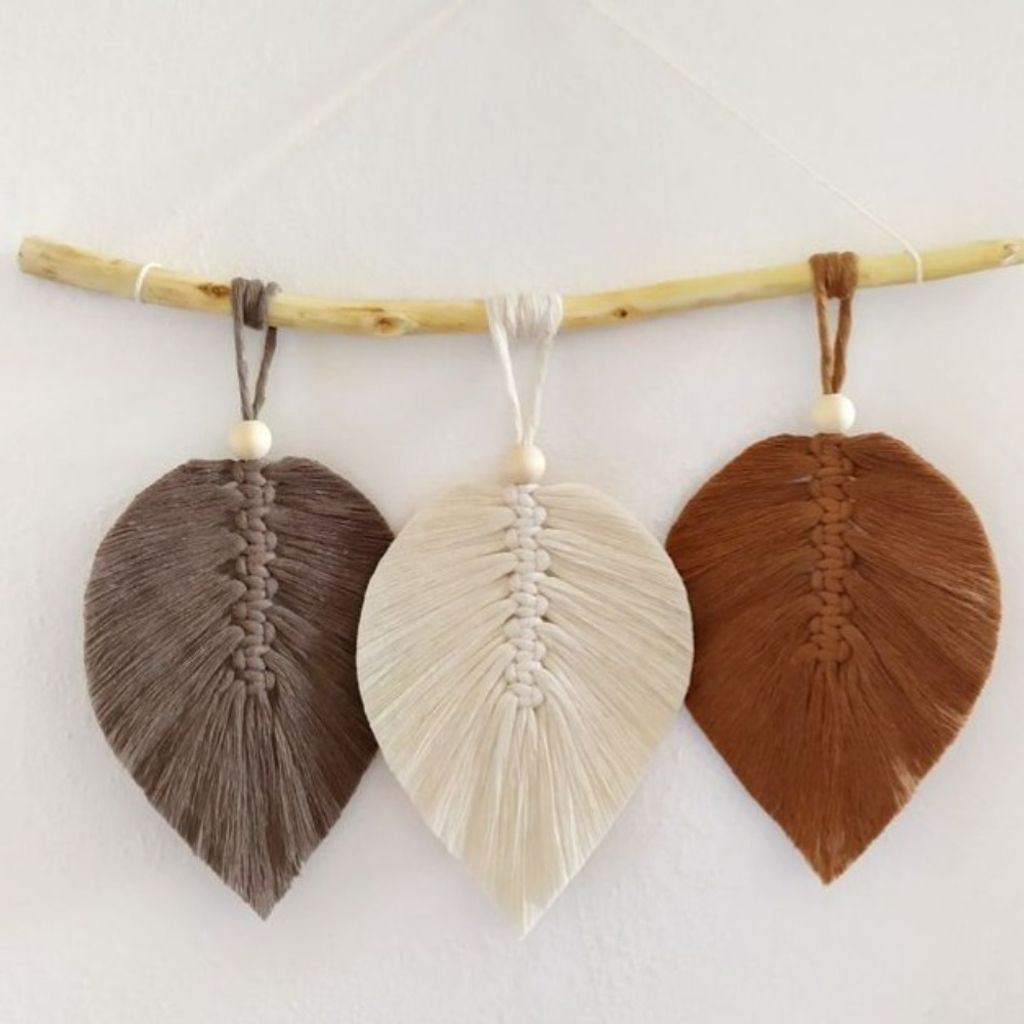 مشخصات سه برگ مکرومه دکوراتیو طرح درناز