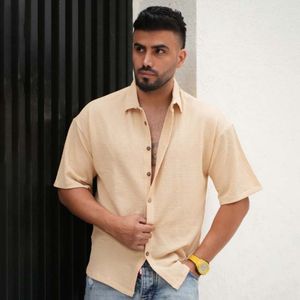 خرید اینترنتی پیراهن مردانه باکسی سوزنی ( در 5 رنگبندی )