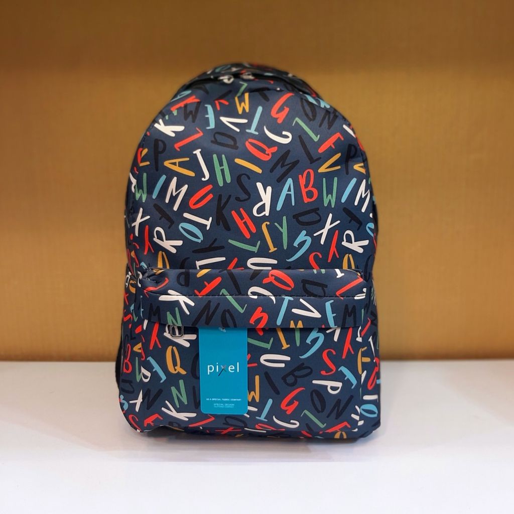 خرید اینترنتی کوله پشتی فانتزی طرح حروف انگلیسی