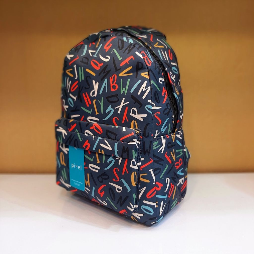 فروش اینترنتی کوله پشتی فانتزی طرح حروف انگلیسی