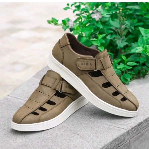 کفش مردانه تابستانی مدل سامان رنگ سدری