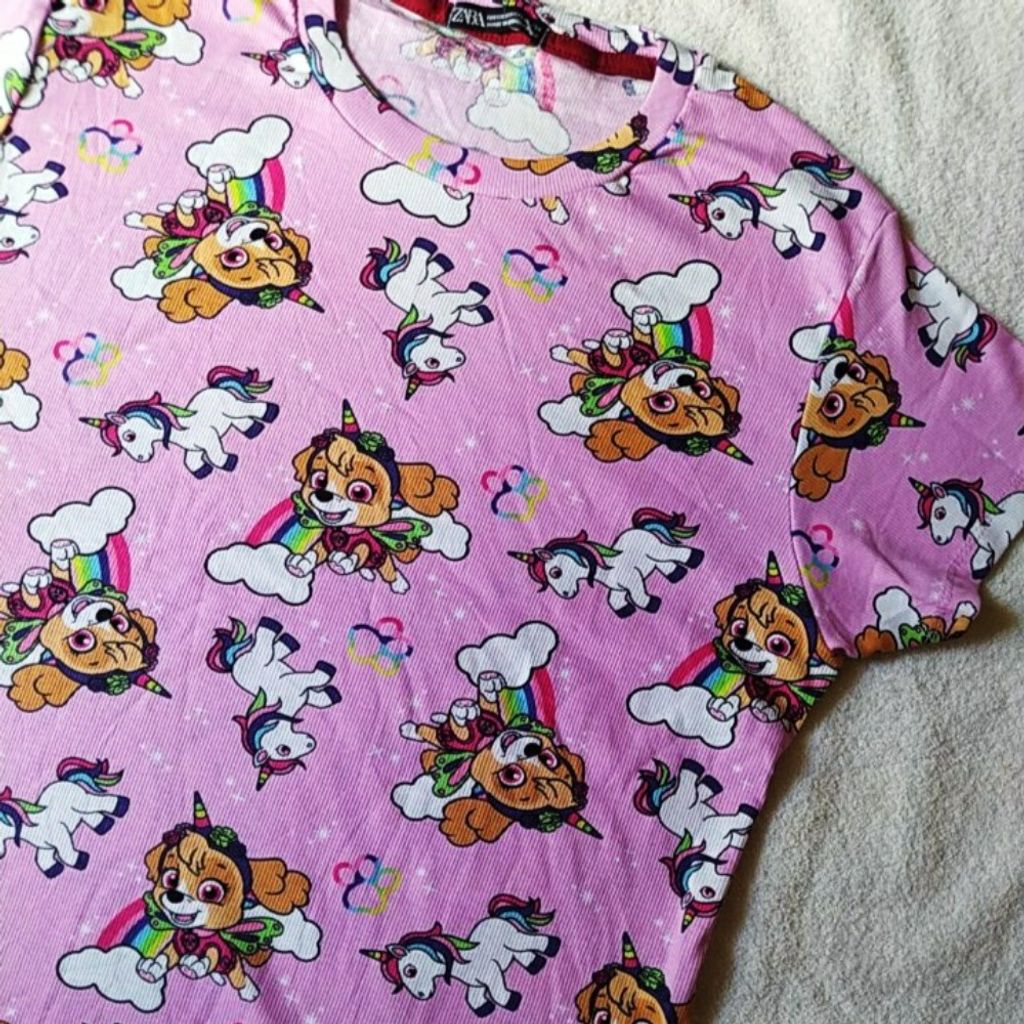 خرید آنلاین تیشرت کبریتی سایز بزرگ زنانه زارا