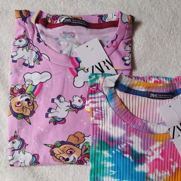 تیشرت کبریتی سایز بزرگ زنانه زارا