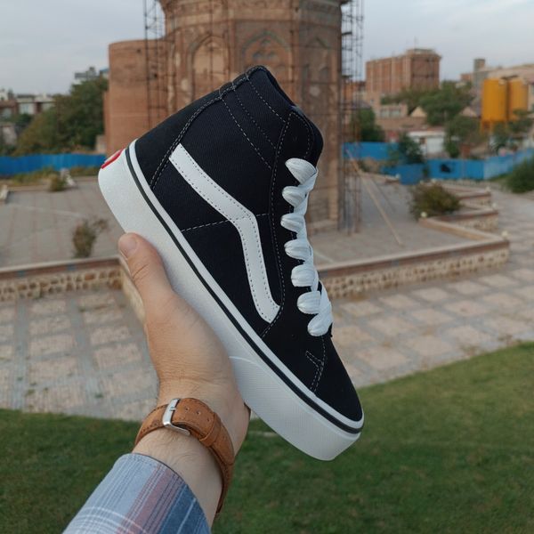کتونی ونس اولداسکول مردانه ساقدار vans old skool high کیفیت بالا