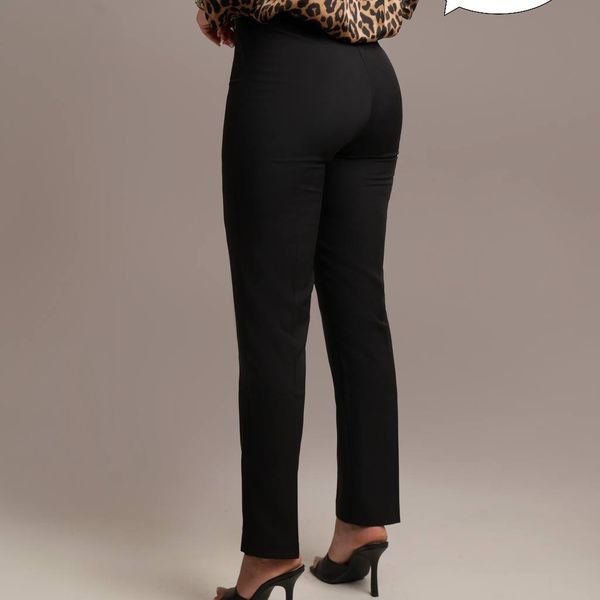 شلوار زنانه کرپ مازراتی راسته اداری قواره بزرگ