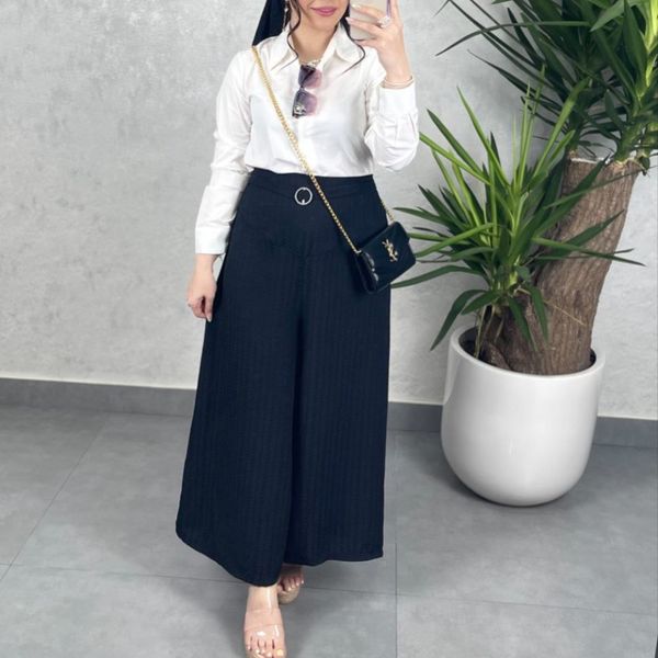 شلوار دامنی سگک دار