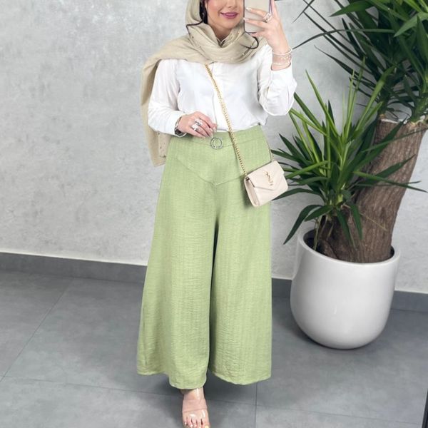 شلوار دامنی سگک دار