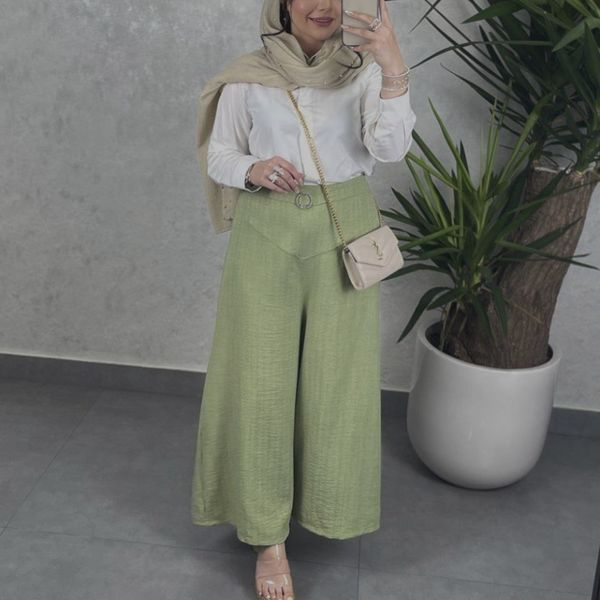 شلوار دامنی سگک دار