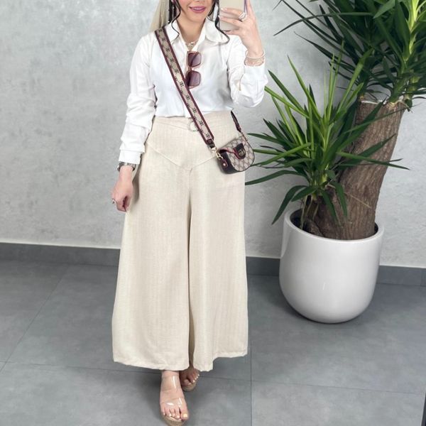 شلوار دامنی سگک دار