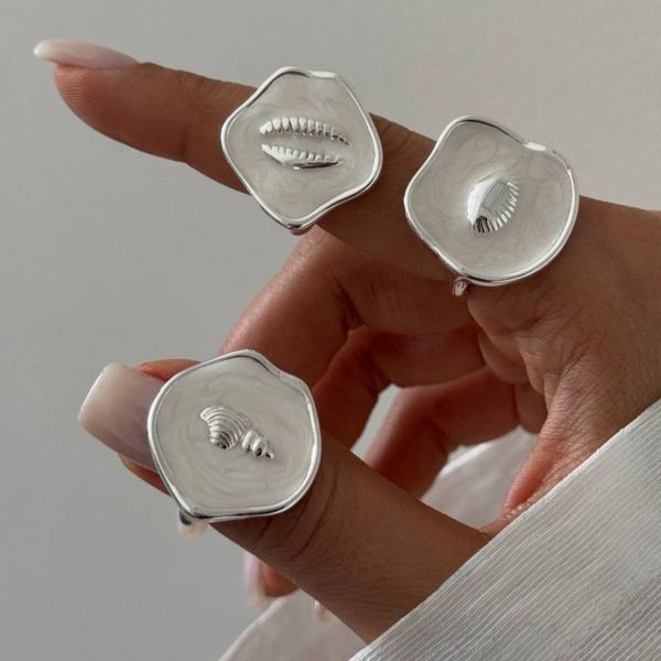 انگشتر ساحلی نقره ای هانا