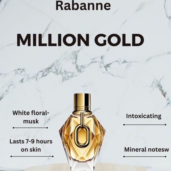 تستر عطر ادکلن میلیون گلد رابان | Million Gold Rabanne For Women