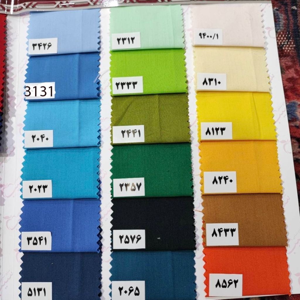 خرید اینترنتی پارچه تترون رنگی عرض 1.5