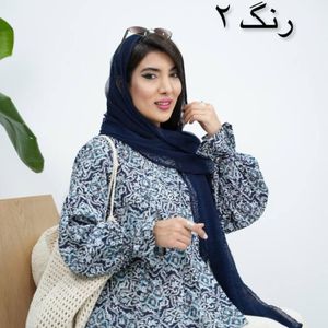 قیمت ارزان شومیز طرحدار آستین پفی سپیناز ولگا