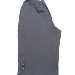 شلوارک کتون دم پا دکمه کمر کش کد 602