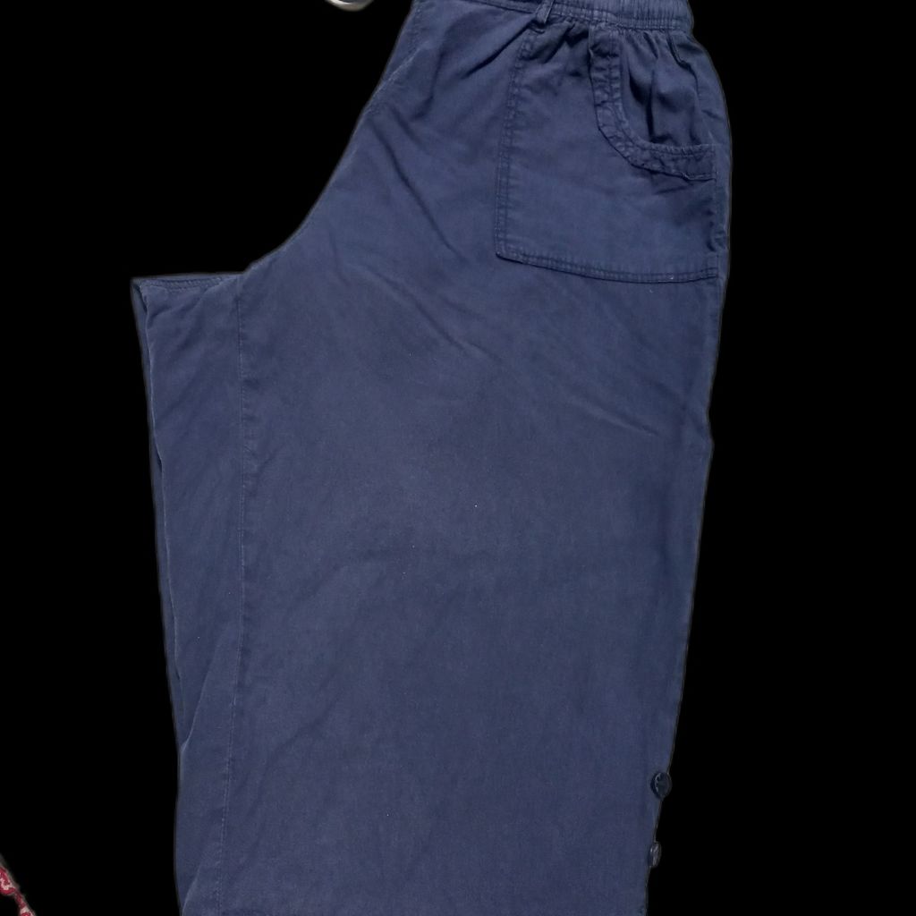 قیمت ارزان شلوارک لنین کمر کش جیب دار کد 603