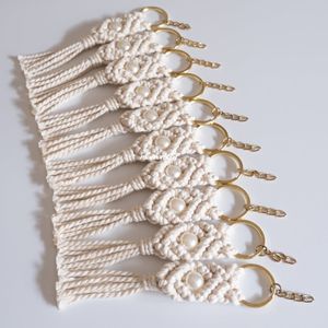 جاکلیدی فانتزی مرواریدی مکرومه