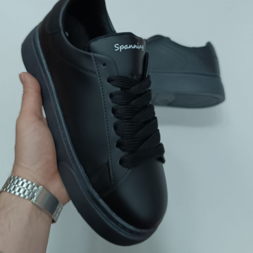 خرید آنلاین کتونی ونس مردانه تمام مشکی اسپنینگ SPANNING کیفیت بالا