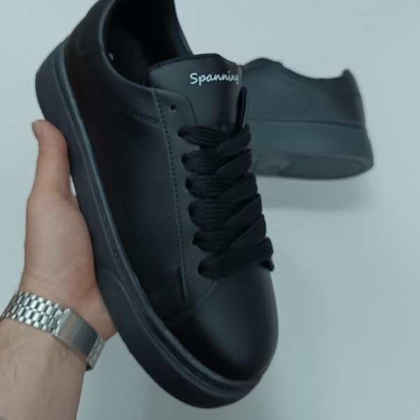 کتونی ونس مردانه تمام مشکی اسپنینگ SPANNING کیفیت بالا