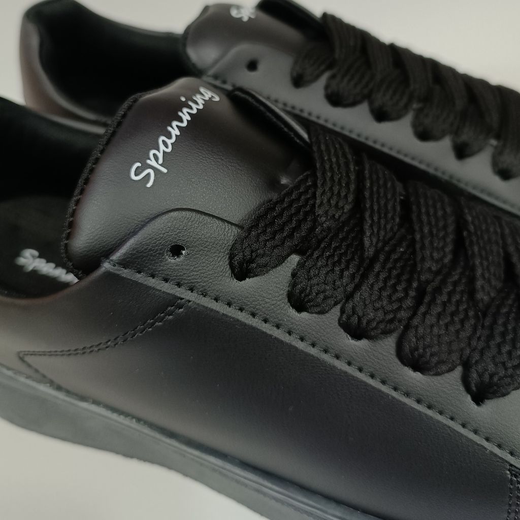 خرید اینترنتی کتونی ونس مردانه تمام مشکی اسپنینگ SPANNING کیفیت بالا