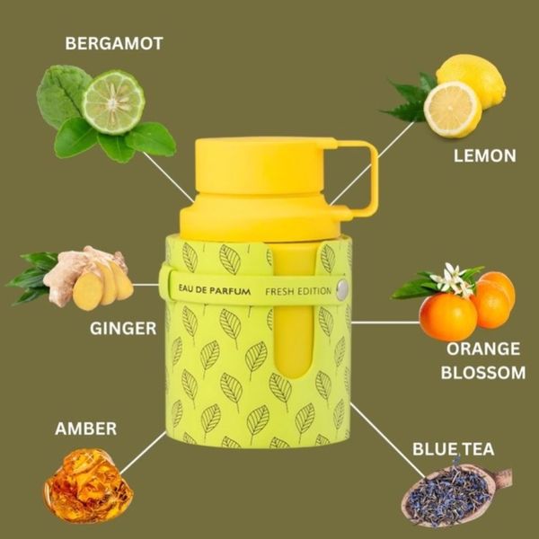عطر ادکلن آرماف اودیسی لیمونی فرش (مشابه لویی ویتون افترنون سوییم) | Armaf