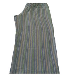 شلوارک لنین  راه راه کد 613