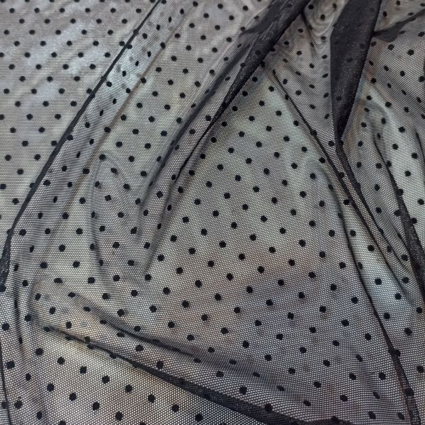 تور خالدار مخملی