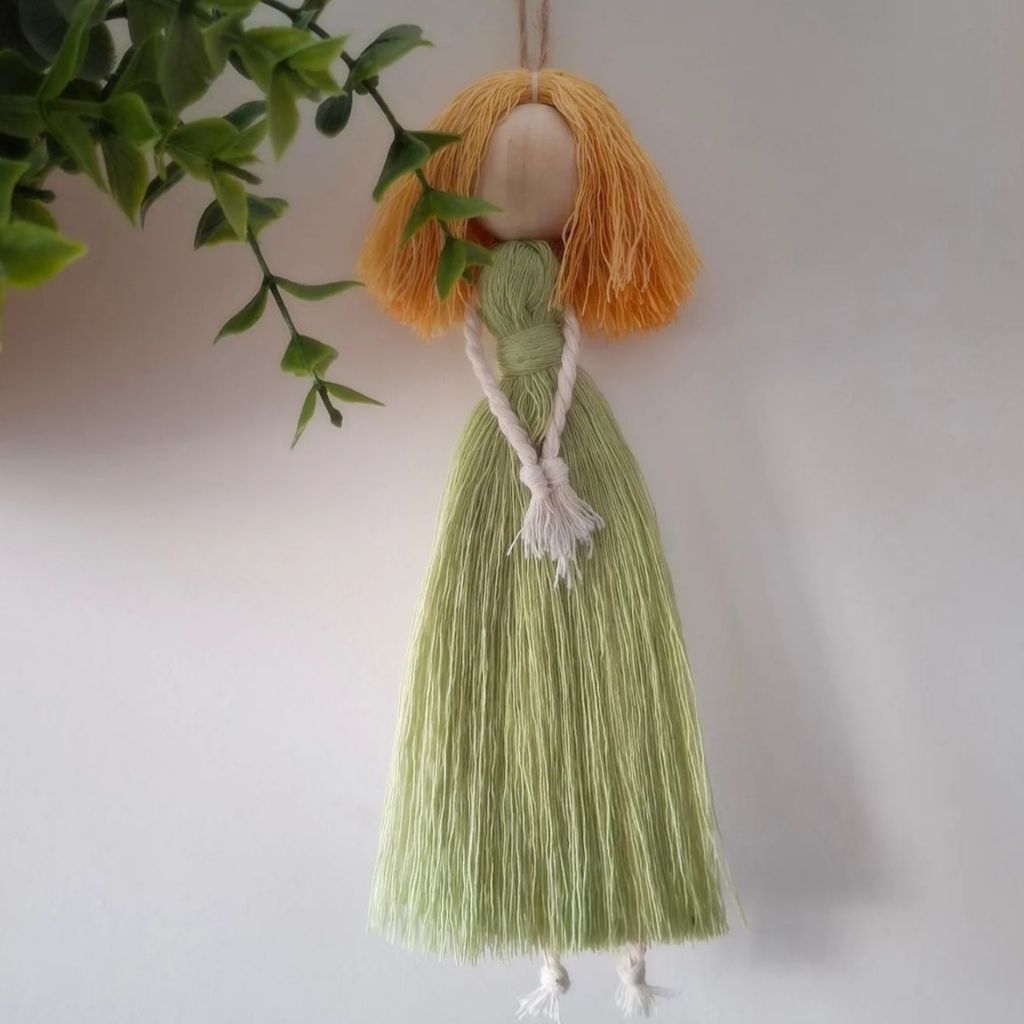 فروش اینترنتی عروسک مکرومه (فرشته)