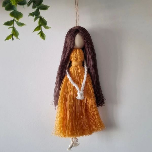 عروسک مکرومه (فرشته)