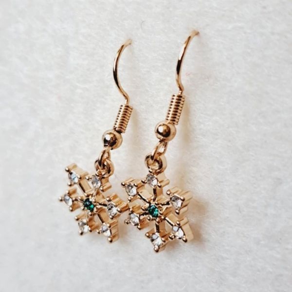 گوشواره طرح دانه برف - Gosh - 038