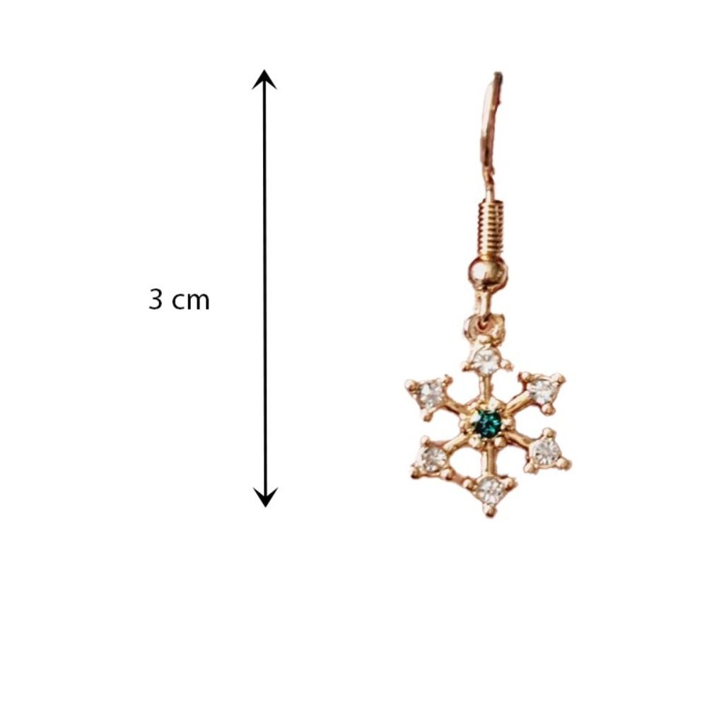 خرید آنلاین گوشواره طرح دانه برف - Gosh - 038