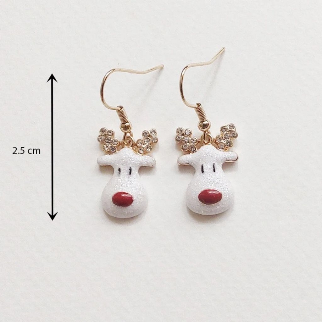 مشخصات گوشواره گوزن طرح کریسمس - Gosh 041