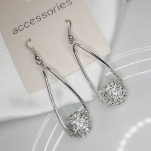 مشخصات گوشواره آویز نگینی توپی - Gosh - 043