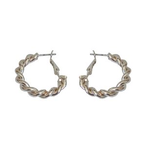 گوشواره حلقه ای مارپیچ - Gosh - 044