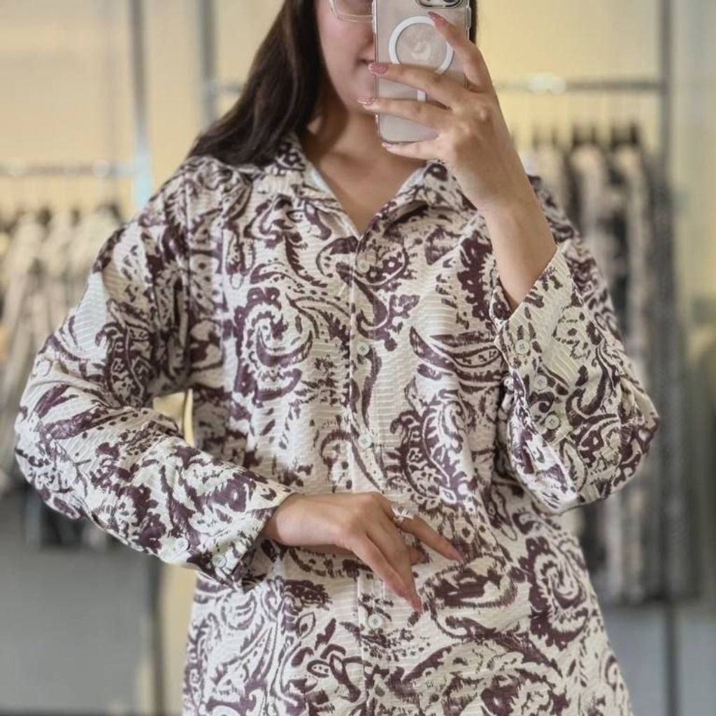 خرید اینترنتی شومیز مانتویی سودا