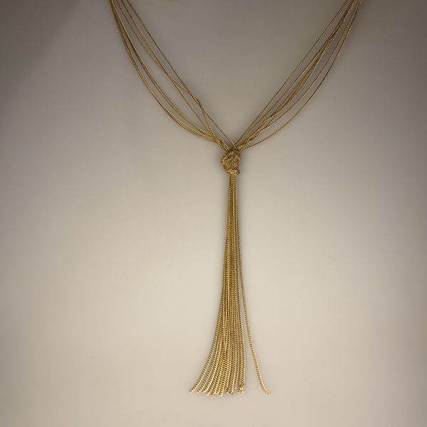 گردنبد زنجیری طرح گره ای - Gardan - 001