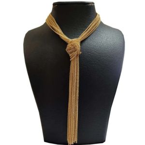 گردنبد زنجیری طرح گره ای - Gardan - 001