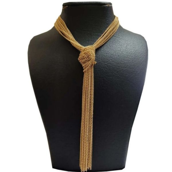 گردنبد زنجیری طرح گره ای - Gardan - 001