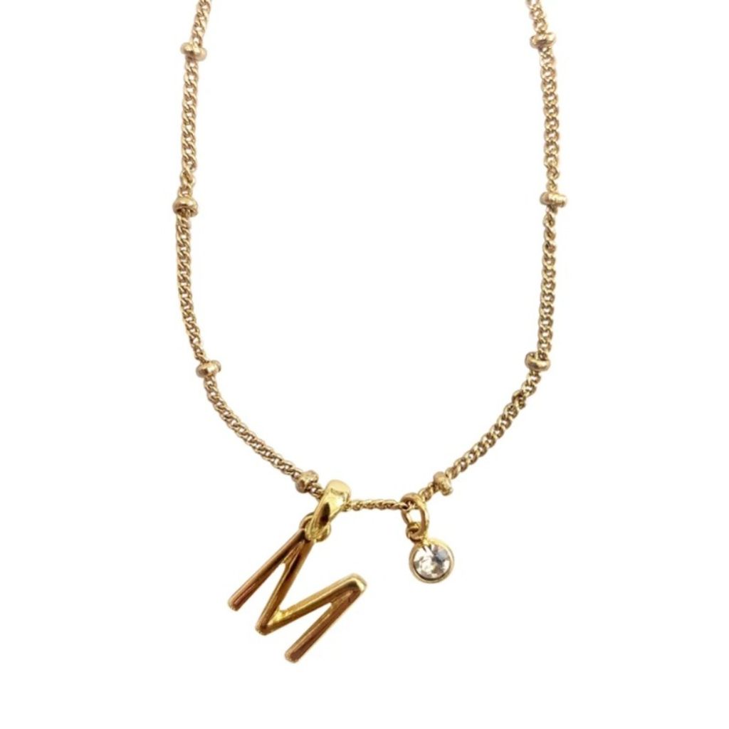 فروش اینترنتی گردنبند با پلاک حرف ام - Gardan - 002