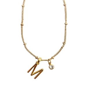 فروش اینترنتی گردنبند با پلاک حرف ام - Gardan - 002