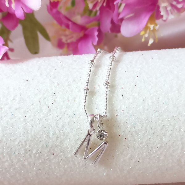 گردنبند با پلاک حرف ام - Gardan - 002