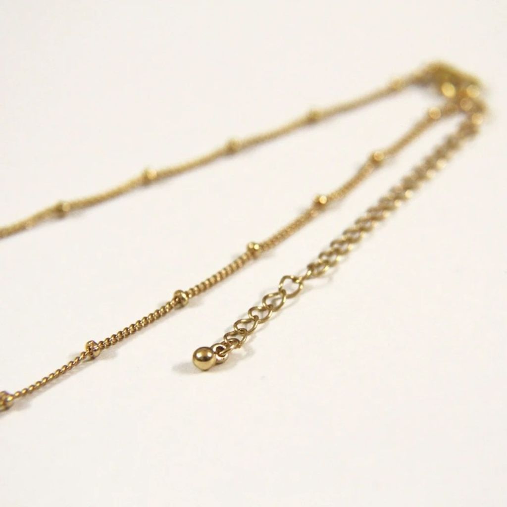 خرید آنلاین گردنبند با پلاک حرف ام - Gardan - 002