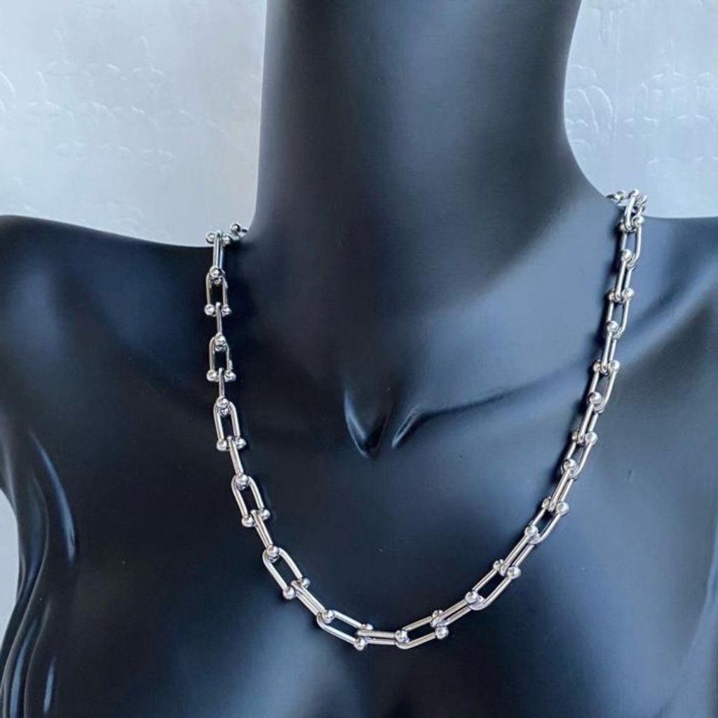 خرید اینترنتی گردنبند طرح زنجیر - Gardan - 005