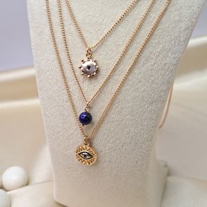 ست زنجیر سه ردیفه طرح چشم نظر - Set - 001